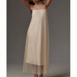 Sunday In Brooklyn Sheer Tulle Halter Tunic